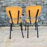 Pair of school chairs