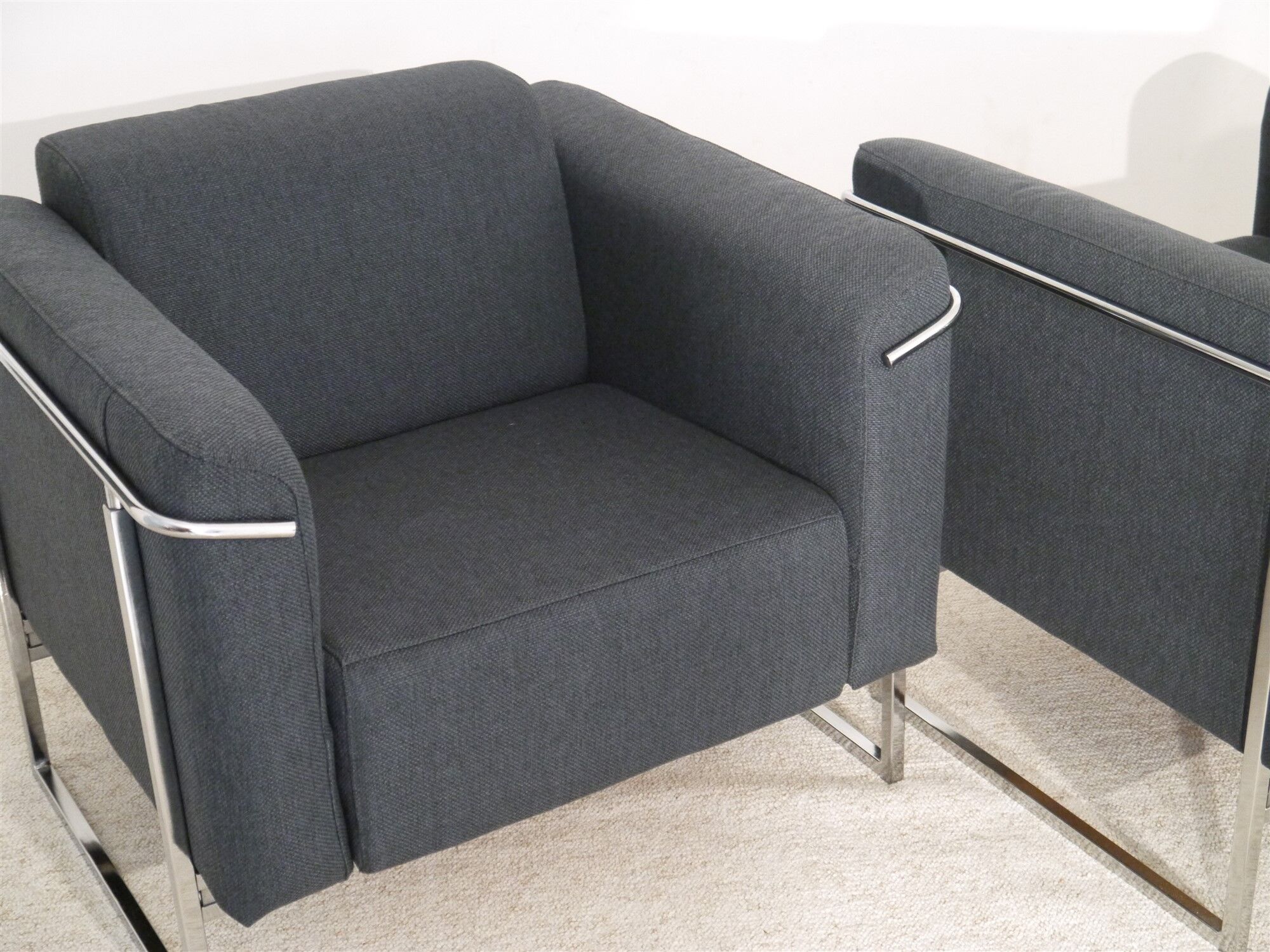 Pair of vintage Asko armchairs 1970