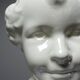 Large Art Deco faience bust from Sarreguemines, early period