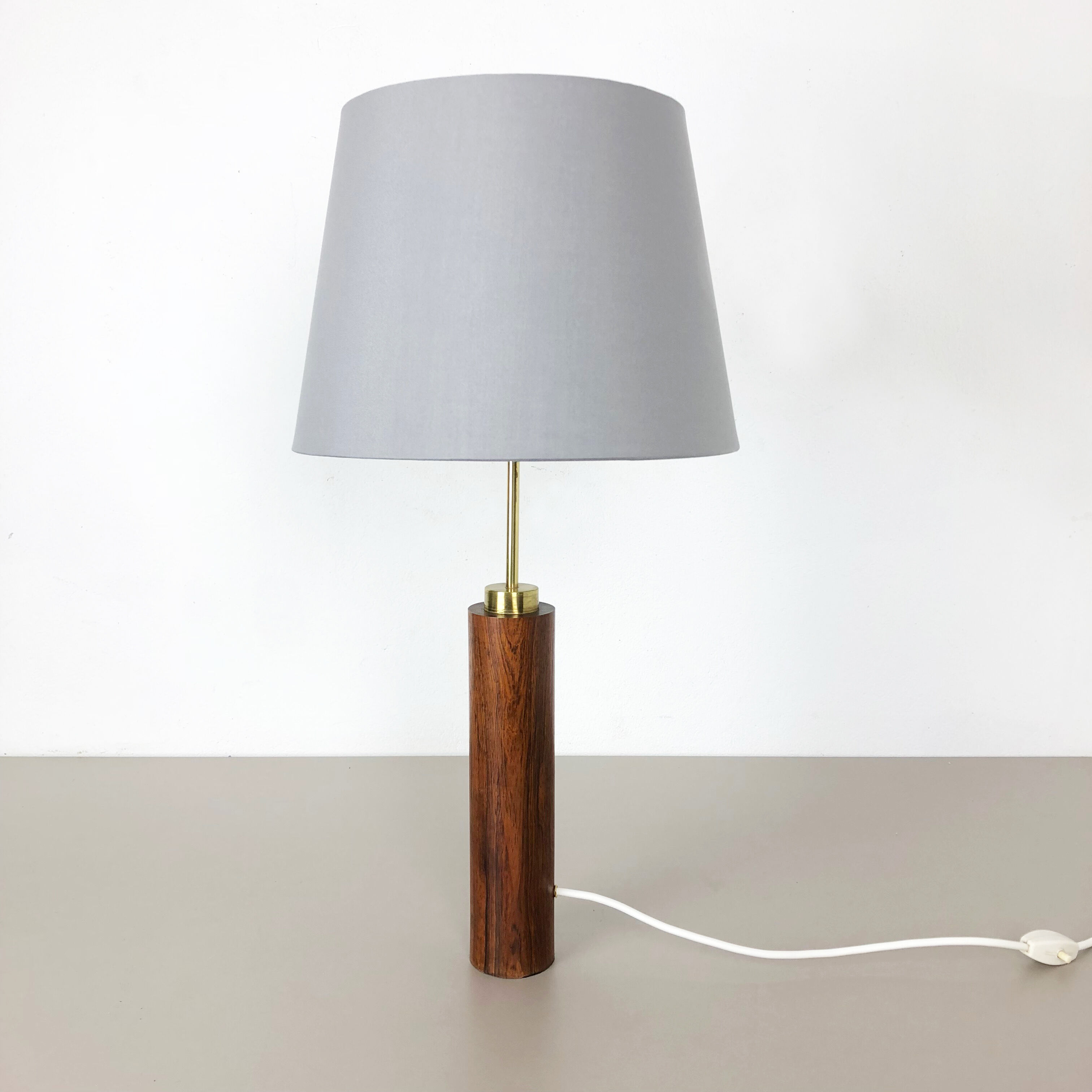 1960s wooden desk table light base made in Austria Auböck Stilnovo style | midcentury modern | eames