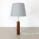 1960s wooden desk table light base made in Austria Auböck Stilnovo style | midcentury modern | eames