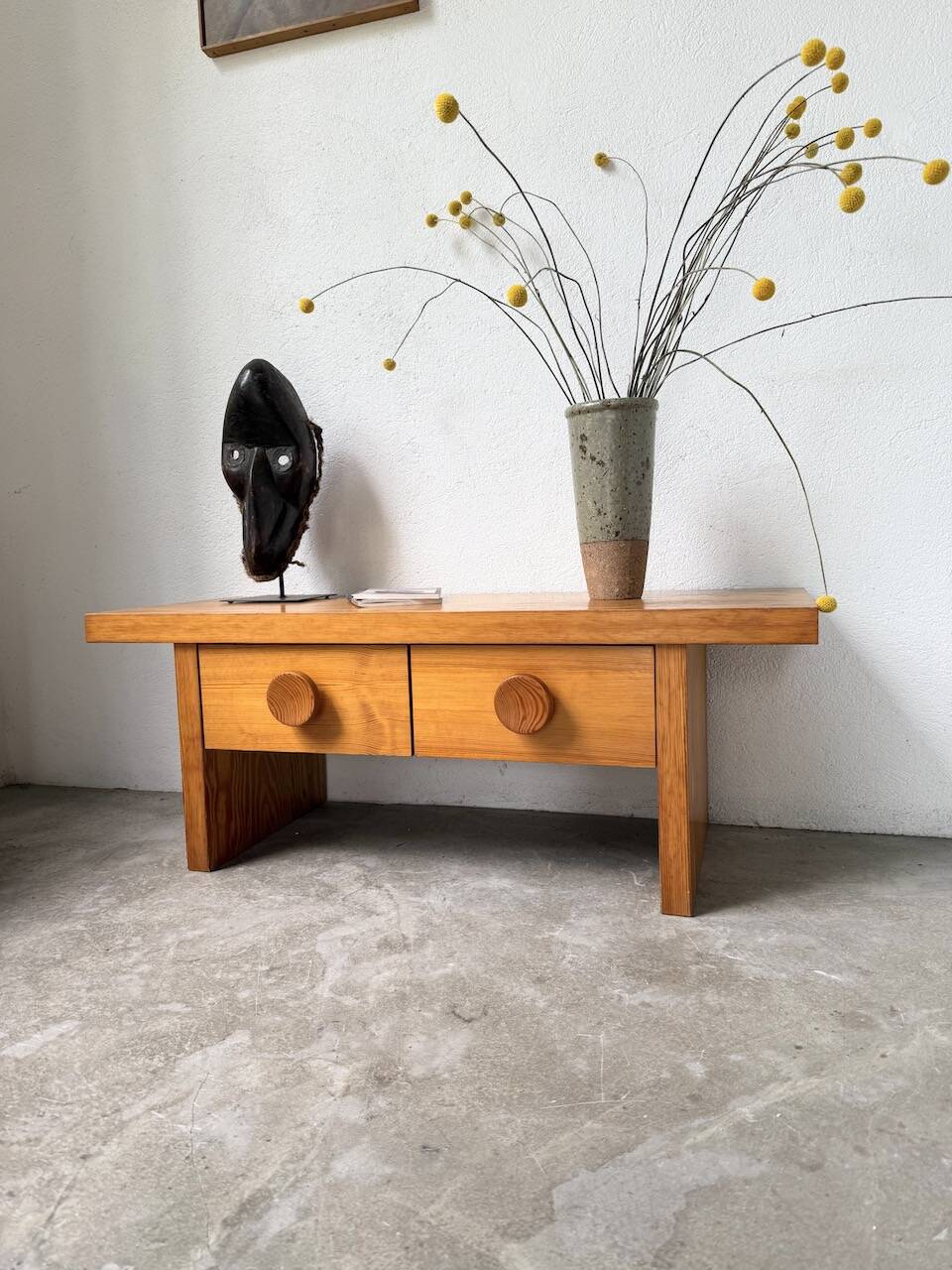 Perriand style low occasional furniture