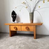 Meuble d’appoint bas style Perriand