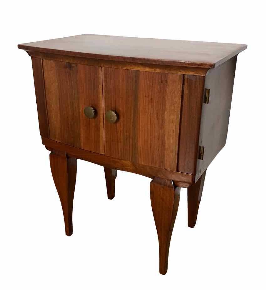 Table de chevet vintage pieds fuseau