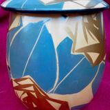 Louis Giraud signed ceramic vase