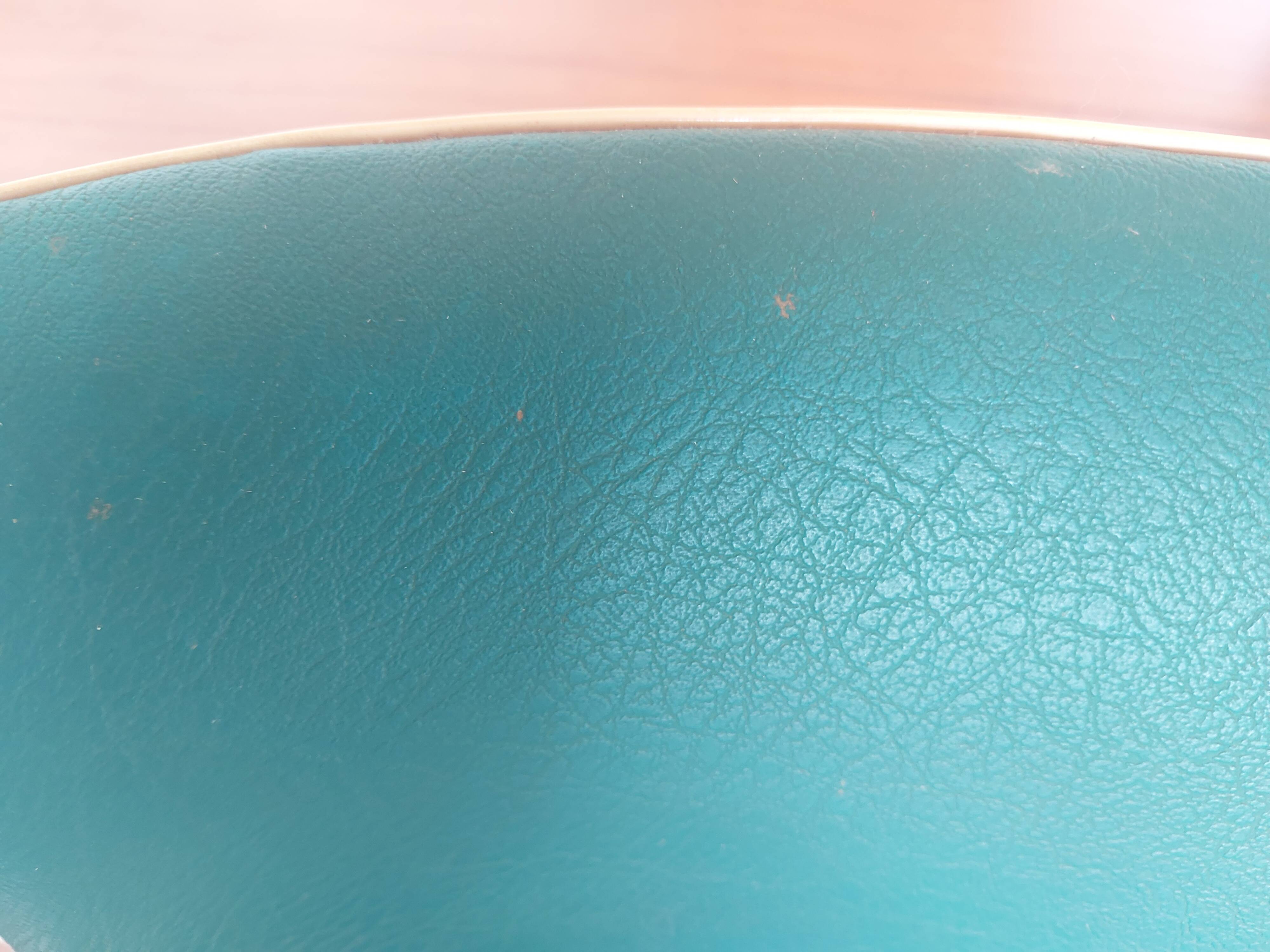 pair of green bridge armchairs