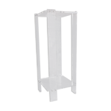 Tall lucite sidetable, 1970s.