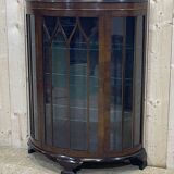 English mahogany showcase from the 1930s