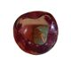petit vase boule verre multicouche dégagé a l'acide de cassis et rechaussé de peinture signé Theodor