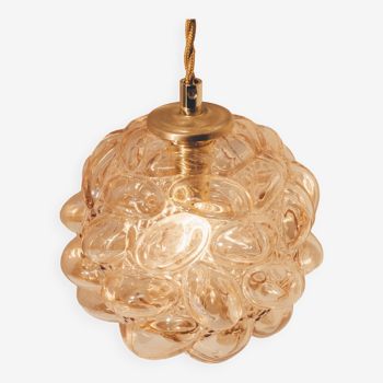 Suspension en verre ancien designer Helena Tynell