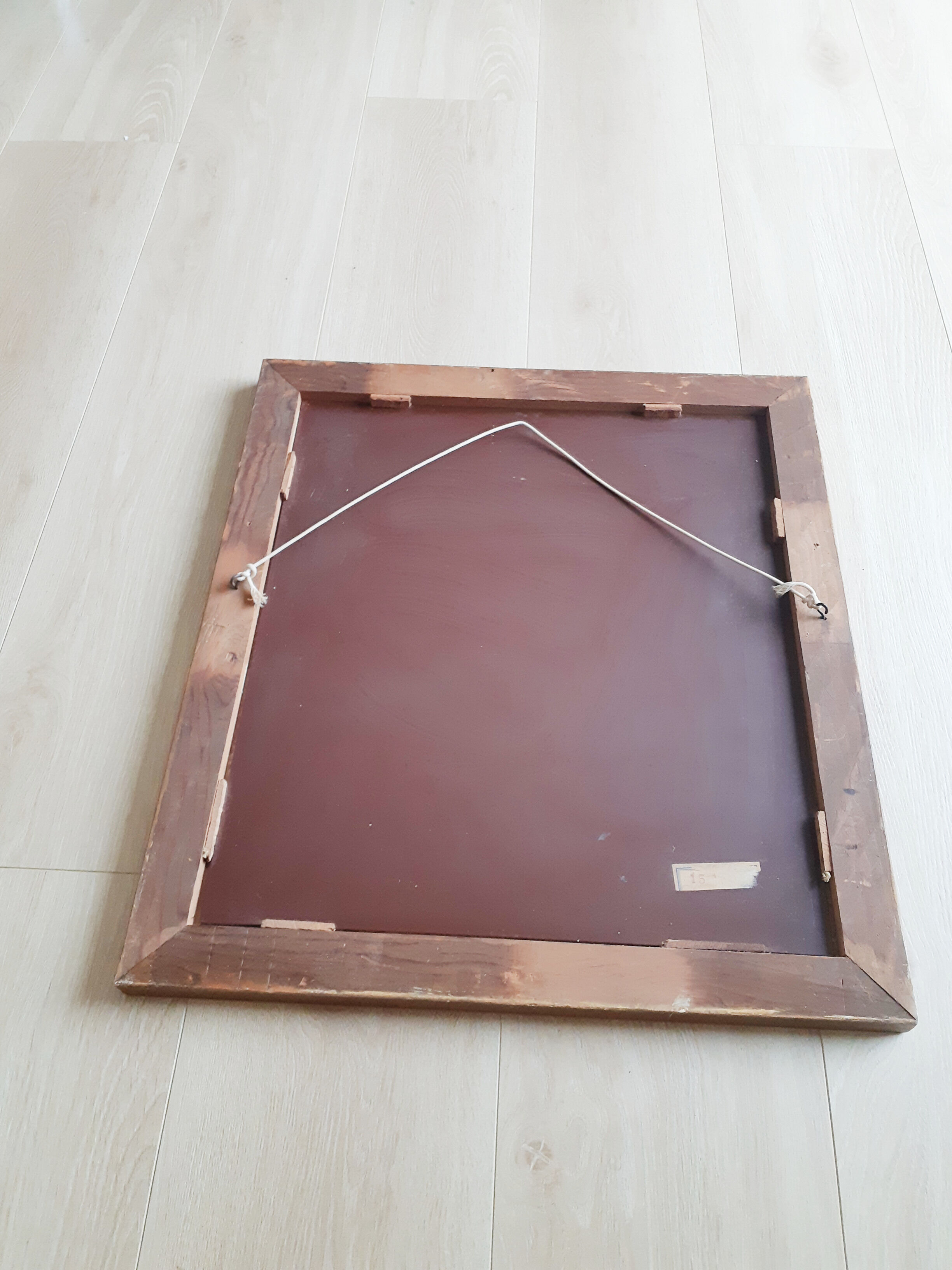 Old gilded mirror, 58 x 52 cm