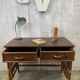 Rattan console/desk