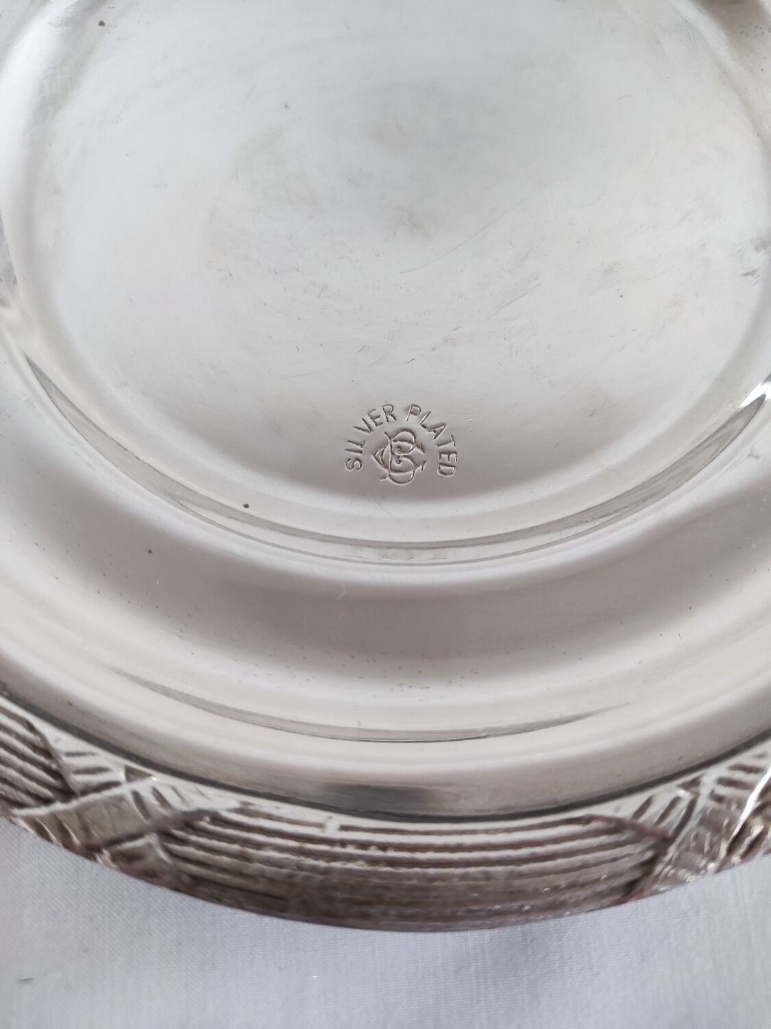 Set of timpani baptism silver metal vintage