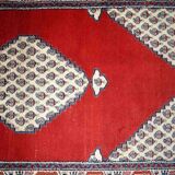 Vintage Indian Carpet Seraband handmade 91cm x 163cm 1970s, 1C757