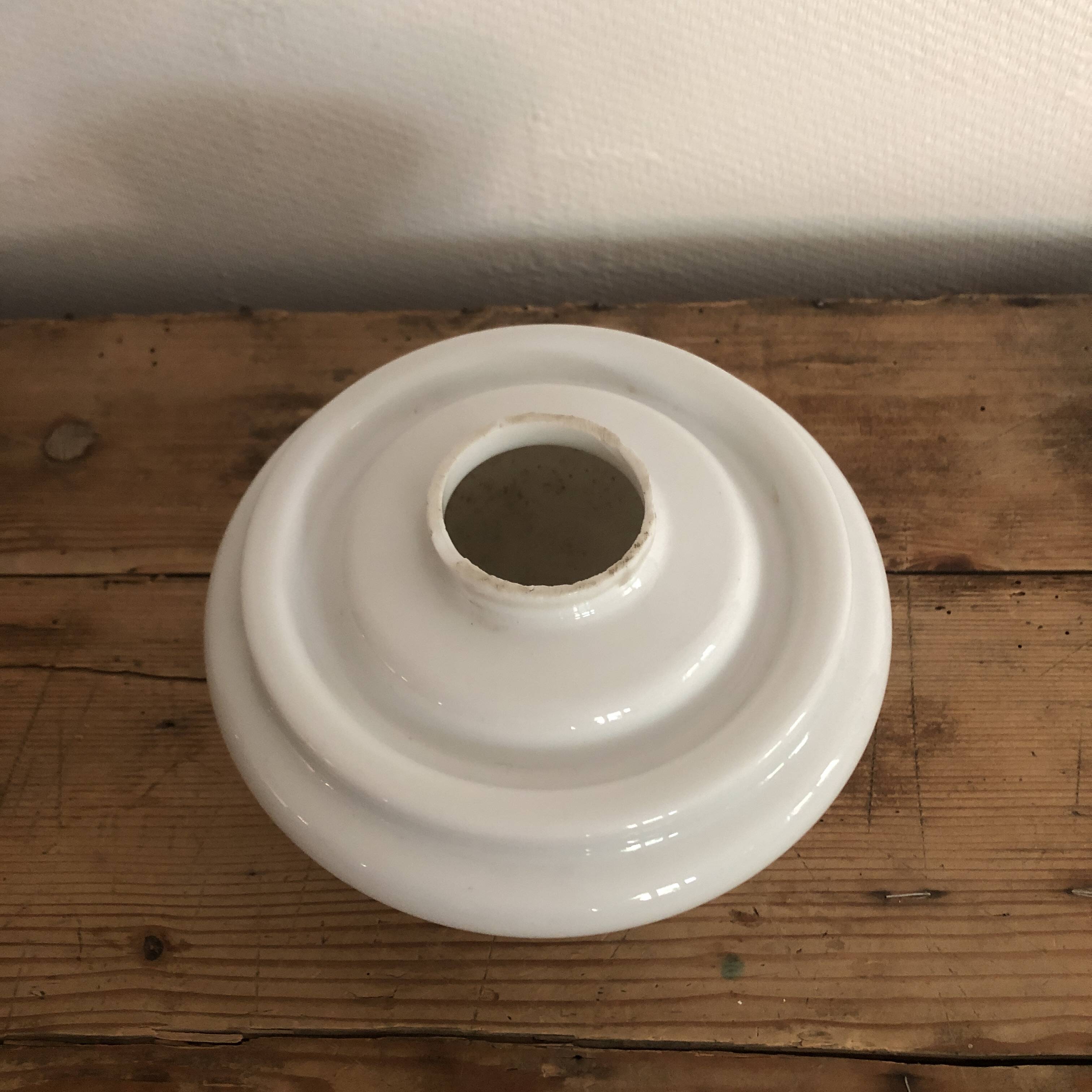 Vase opaline blanc