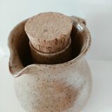 Stoneware ice pitcher