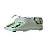 Hermes 3000 green mint metal typewriter