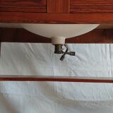 Toilet table on marble with cacker