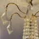 6-light hot air balloon chandelier with crystal pendants, late 19th century