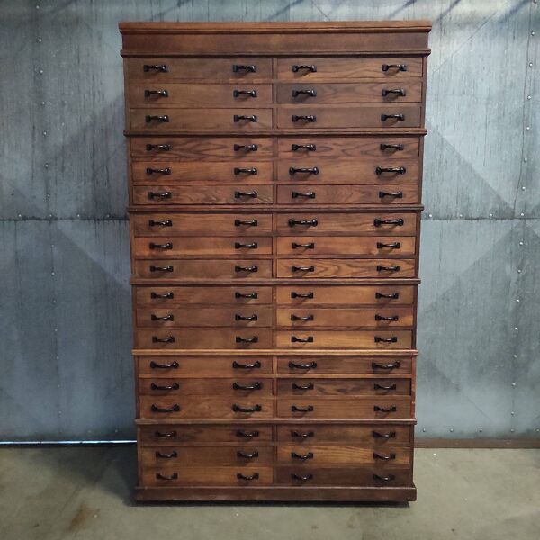 Meuble d'atelier / meuble à tiroirs / meuble à plans