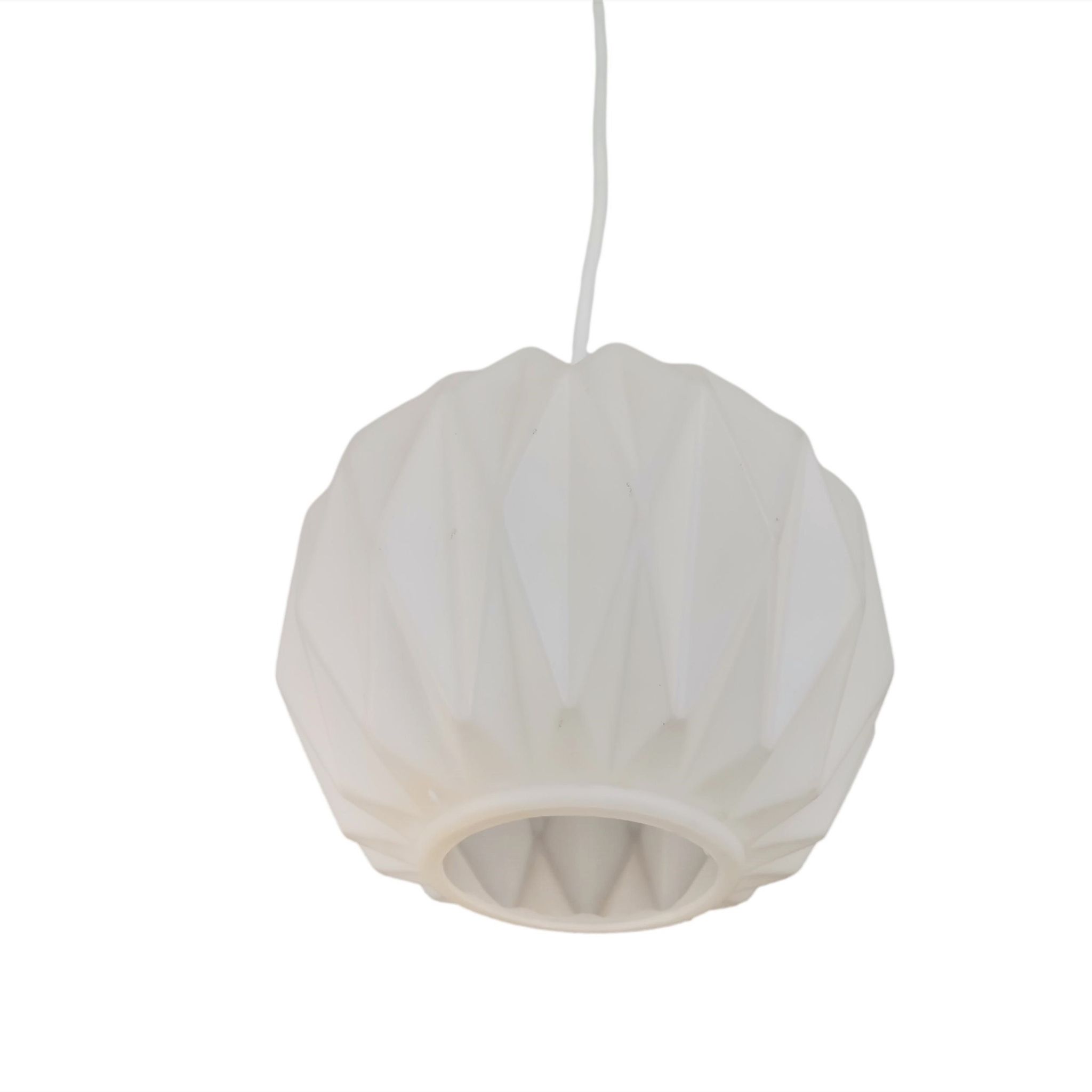 Small Origami pendant lamp 1960s LeKlint style