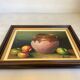 Tableau nature morte huile sur toile signée