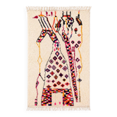 Azilal Berber rug 100% wool 252 x 134