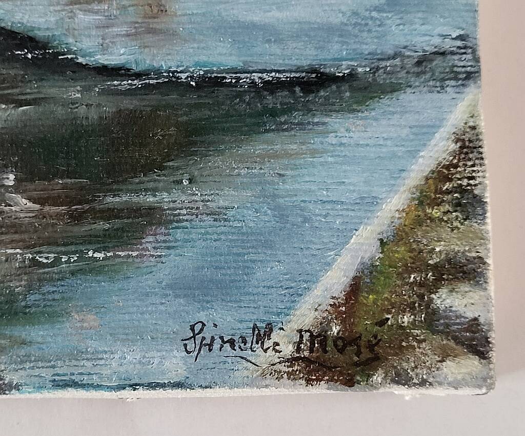 Oil Painting on Canvas Signed