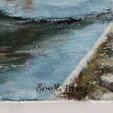 Oil Painting on Canvas Signed