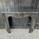 Louis XV style fireplace in black Belgian marble, circa 1880