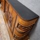 Pier Luigi Colli: Art Deco period sideboard in burl and carved wood