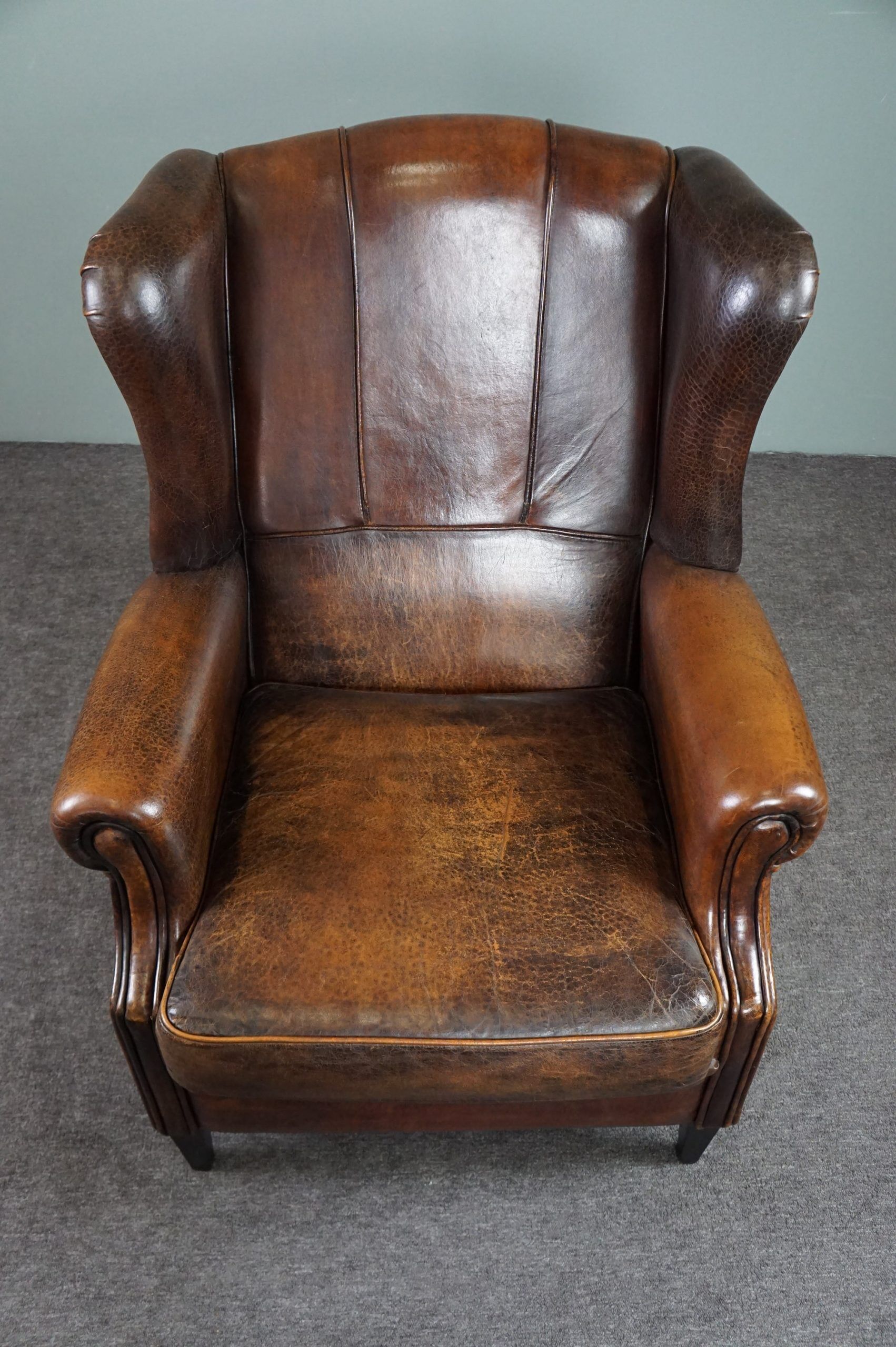 Sheepskin armchair