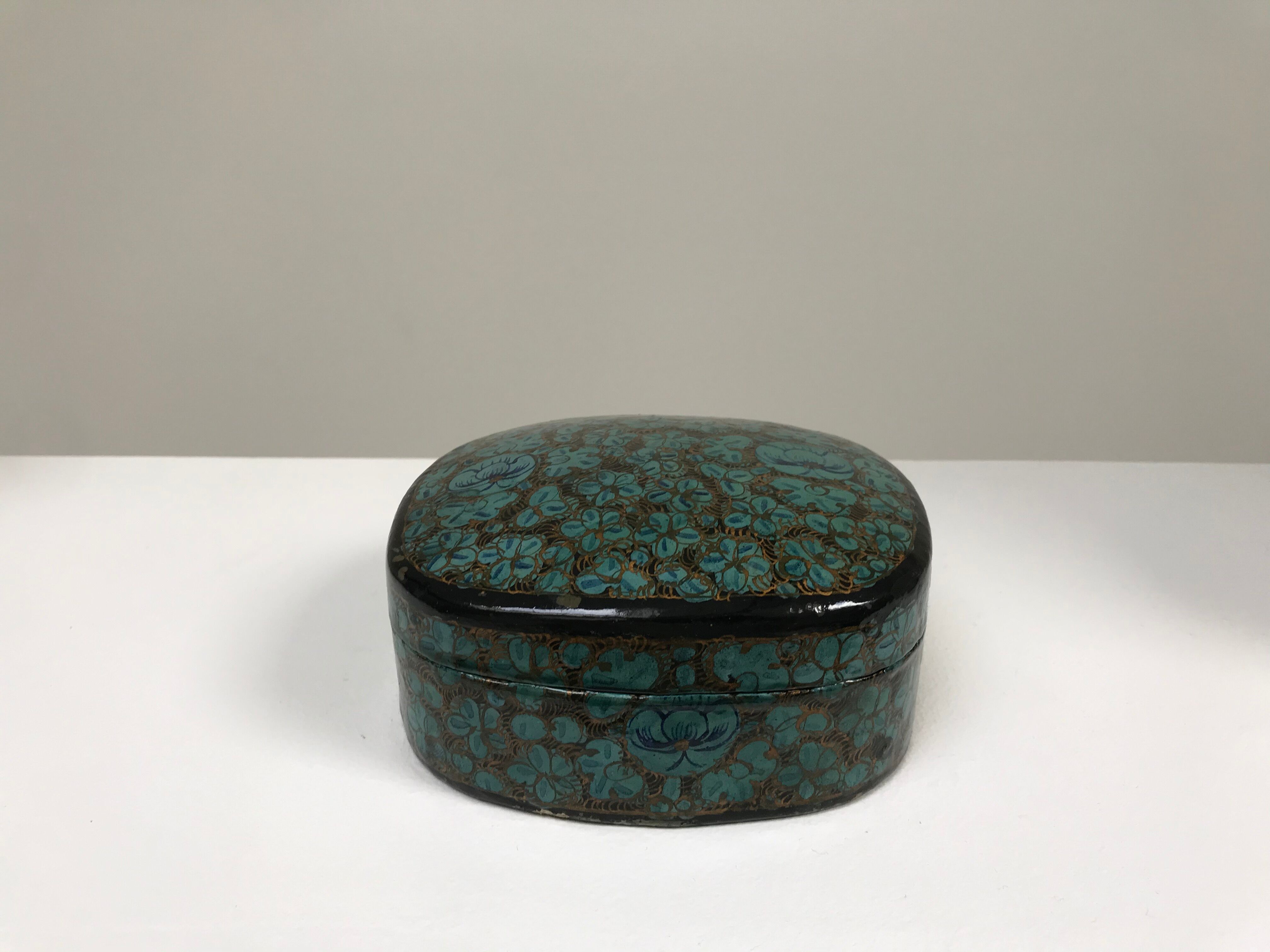 Hand-painted wooden box