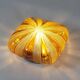 Vintage amber glass wall lamp by Wila Leuchten, Germany 1970's