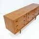 Modern Scandinavian buffet in teak with drawers