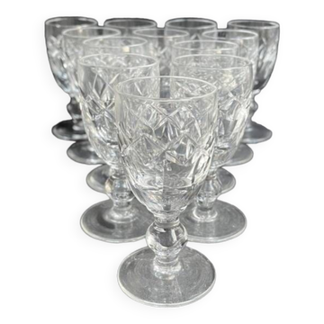 6 verres à liqueur signés Waterford Crystal