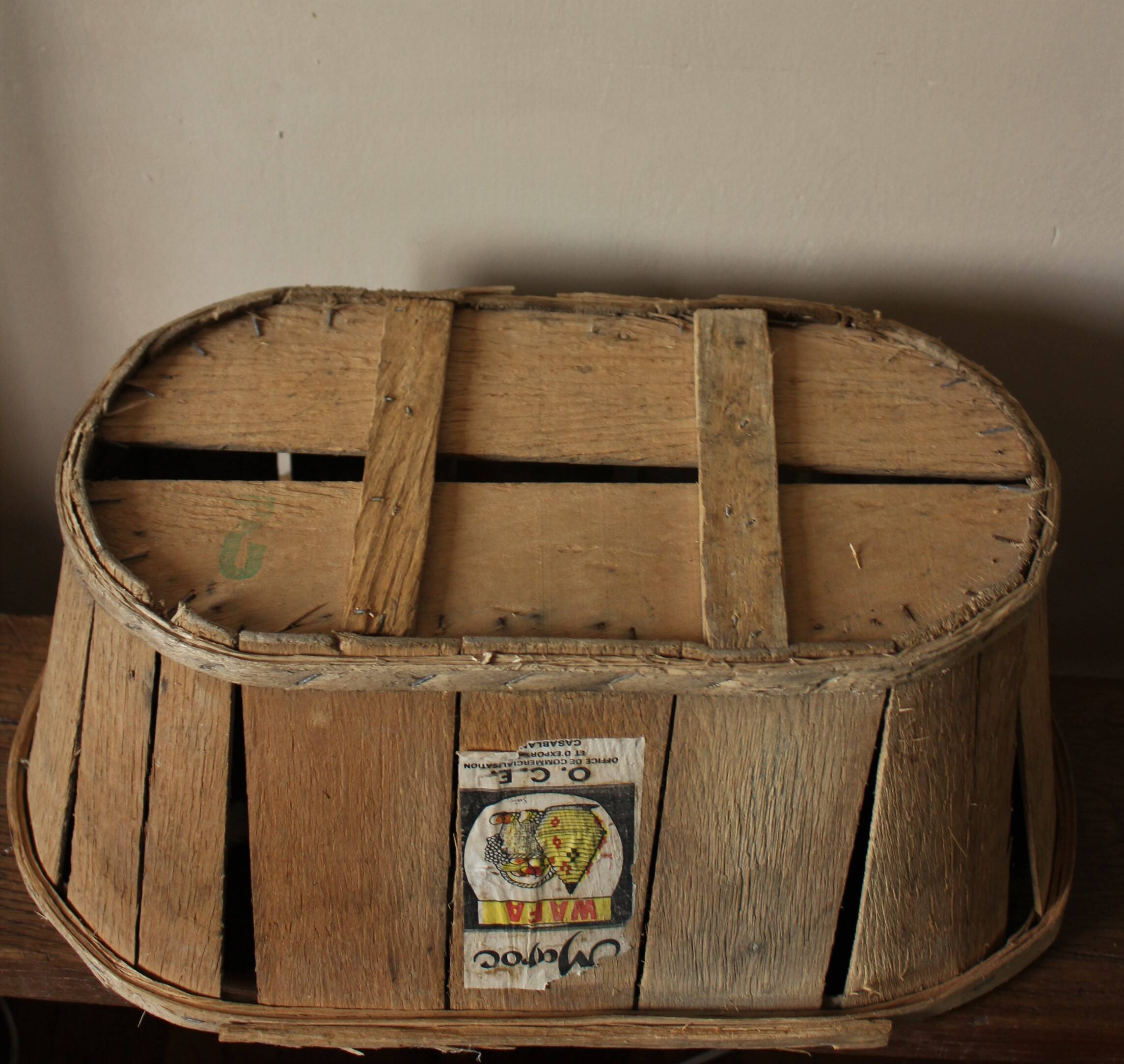 Wood storage box Crate Morocco Casablanca