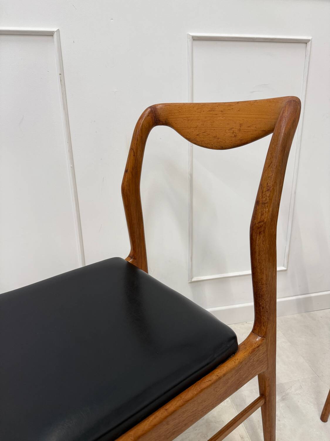 Set of 4 Scandinavian teak chairs
