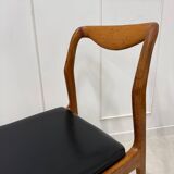 Set of 4 Scandinavian teak chairs