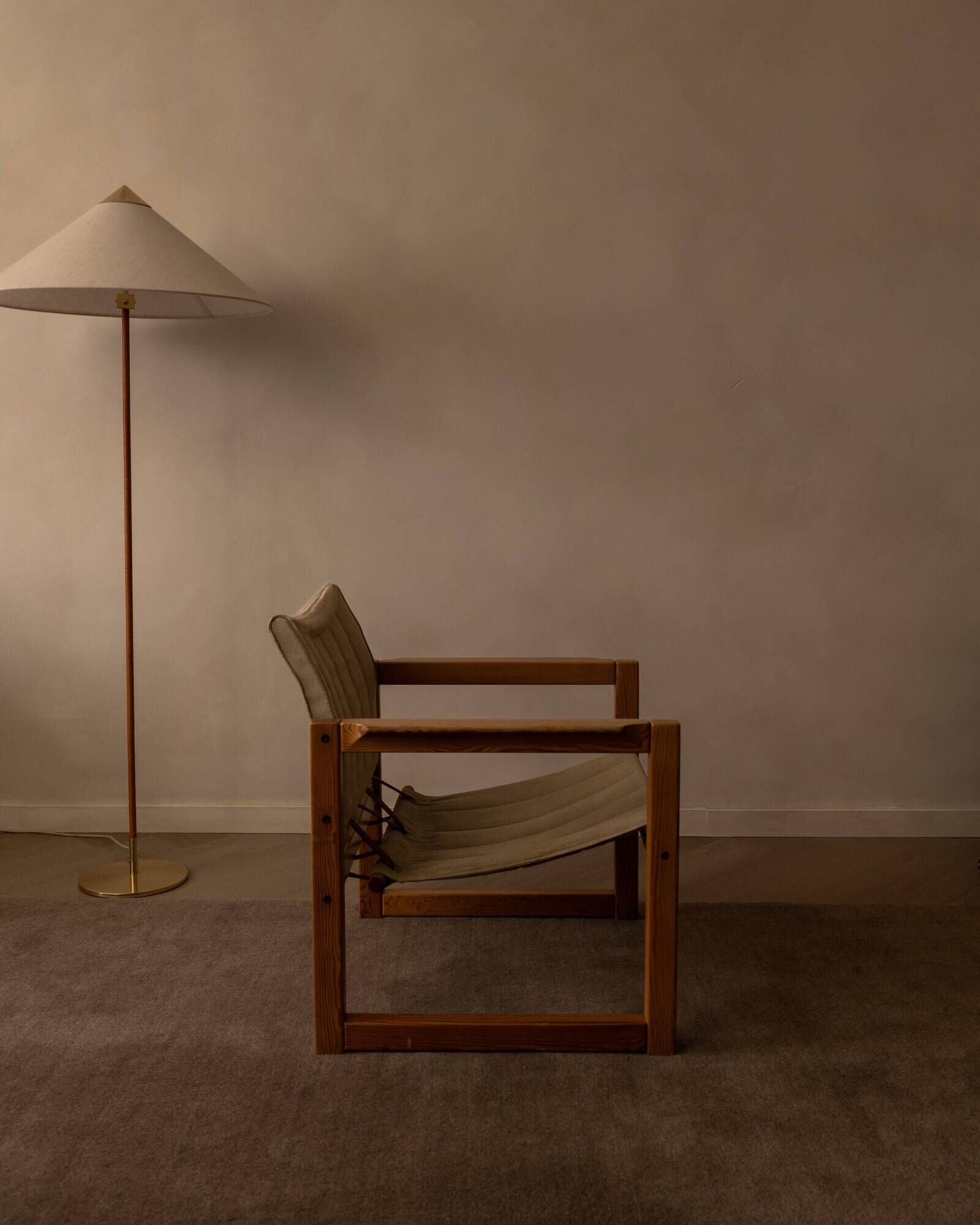 Diana safari chair by Karin Mobring for IKEA · pine and canvas