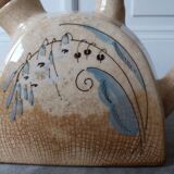 Modernist teapot art deco in stoneware