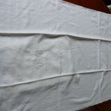 2 old mr fringed monogram towels 97X68cm.