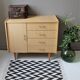 Buffet bas vinatge en formica faux bois