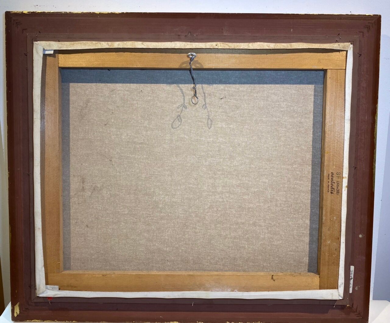 Old painting, Provencal landscape, signed, 60s/70s