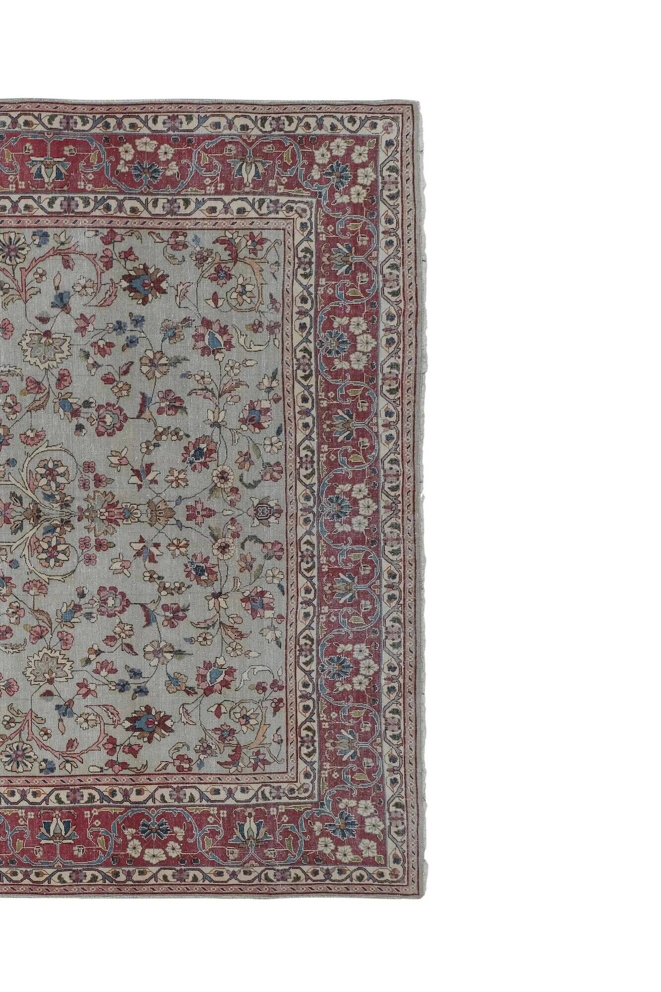 Vintage Turkish handmade rug 210x292 cm