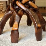 Coffee/side table - Brutalist - Wood - Very good condition