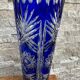 Bohemian crystal vase