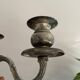 Silver metal candlestick