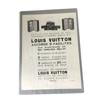 Vintage advertising to frame louis Vuitton