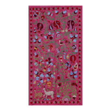 Hand-knotted rug, vintage Turkish rug 105x184 cm